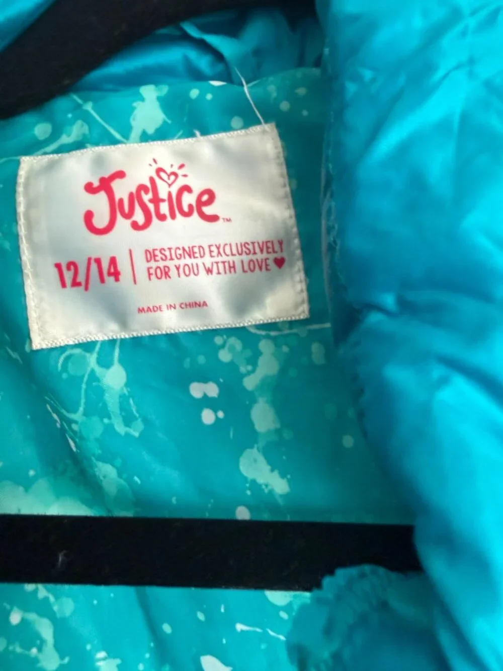 Justice bright teal